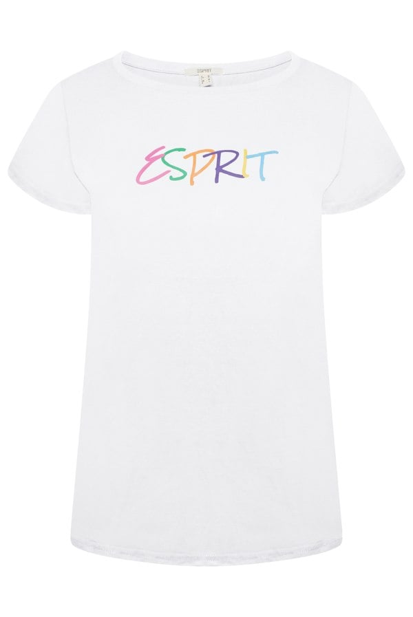 Esprit Ladies T-Shirt Pattern 1 White