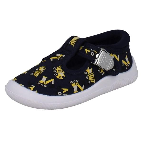 Start-rite Kids Startrite First Walking Canvas T-Bar Shoes Wriggles T-Bar