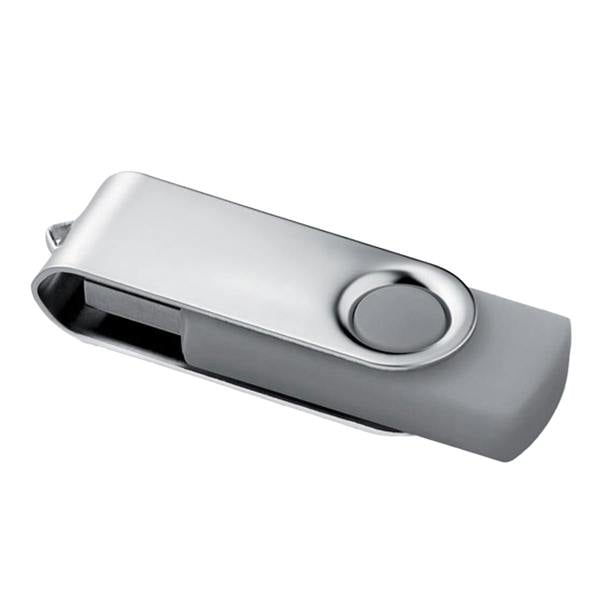 MidOcean Techmate 8GB USB Flash Drive - Grey - 