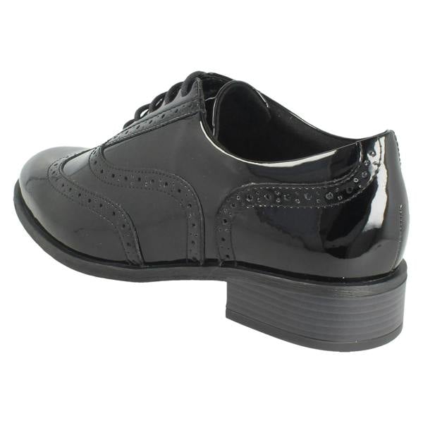Clarks Ladies Clarks Lace Up Smart Brogue Shoes Havisham Oak
