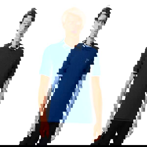 Lacoste Mens Movement Pique Slim Polo Shirt - Blue