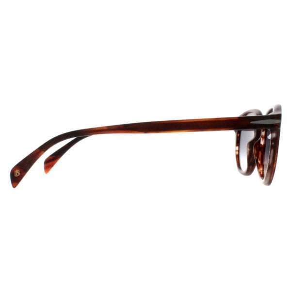 David Beckham Sunglasses DB1007/S 0CJ 9O Matte Striped Brown Dark Grey Gradient