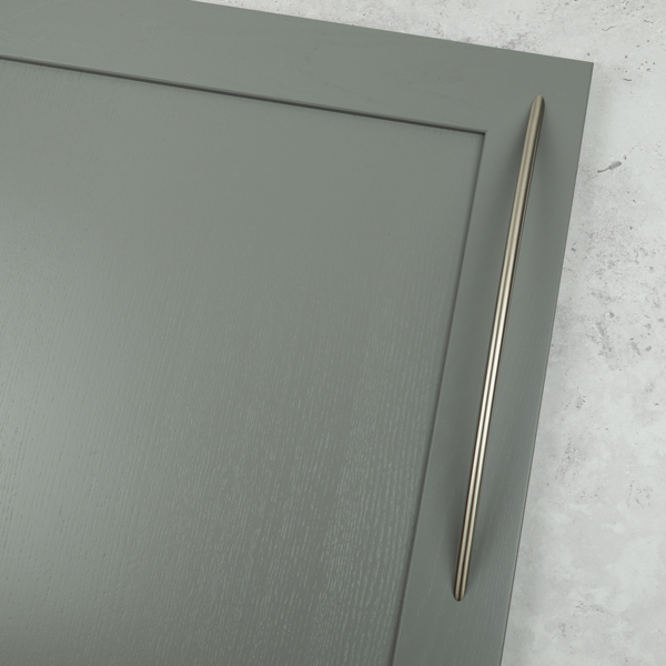 Handle & Home Brushed Nickel Slim Bow Cabinet Handles