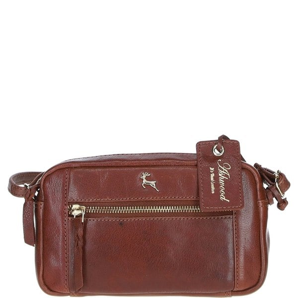 Ashwood Leather Crossbody Bag with Adjustable Strap