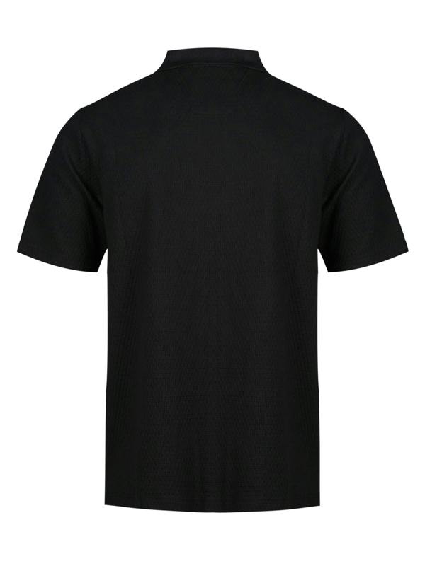 Luke 1977 LUKE1977 Gilbraltar Zip Polo Shirt - Black