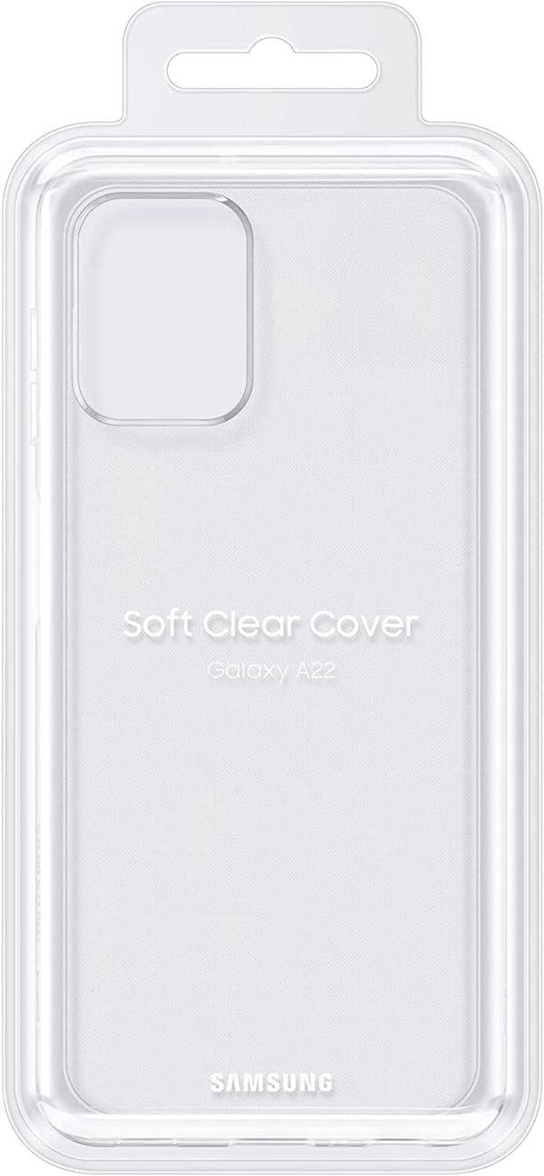 Samsung Galaxy A22 4G Soft Clear Cover Clear - EF-QA225TTEGEU
