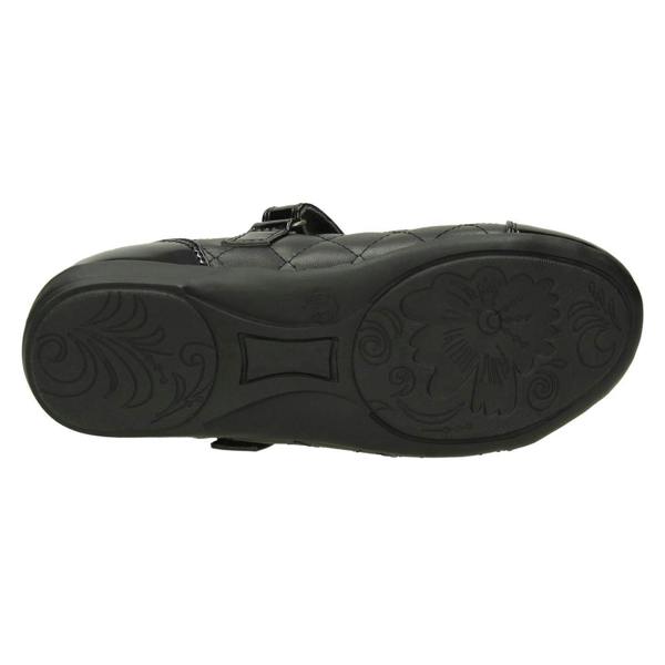 Cool For School Girls Cool For School Mary School Shoes with Adjustable Strap and Bow Design