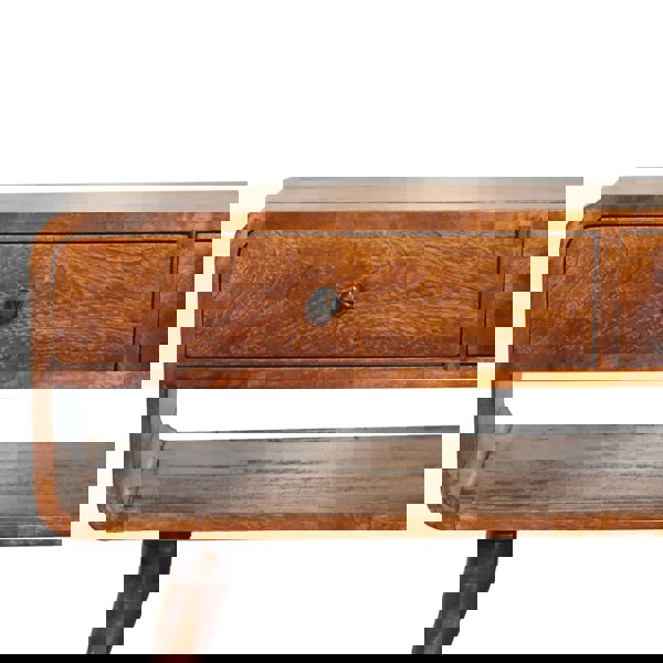 Artisan Furniture Reverse Curved Chestnut Media Unit