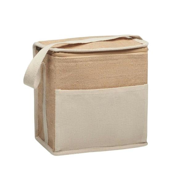 MidOcean Lona 3L Jute Canvas Cooler Bag - Beige - 