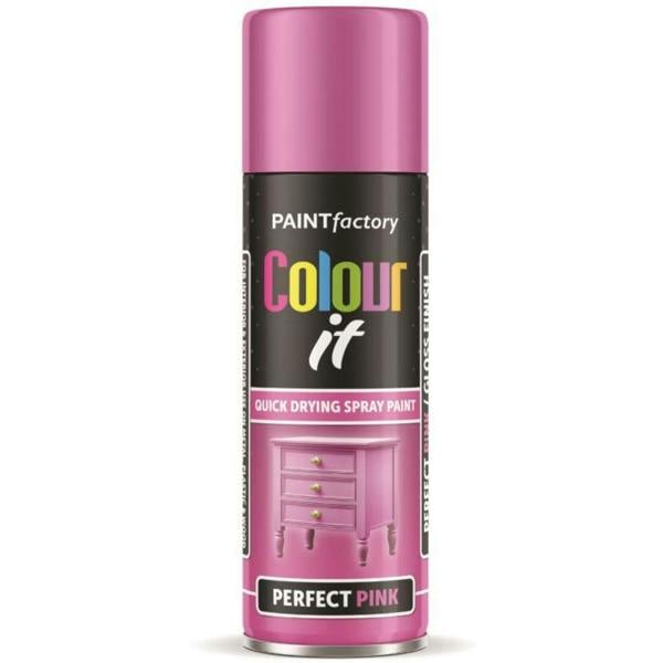 Paint Factory Pink Gloss Spray Paint 250ml