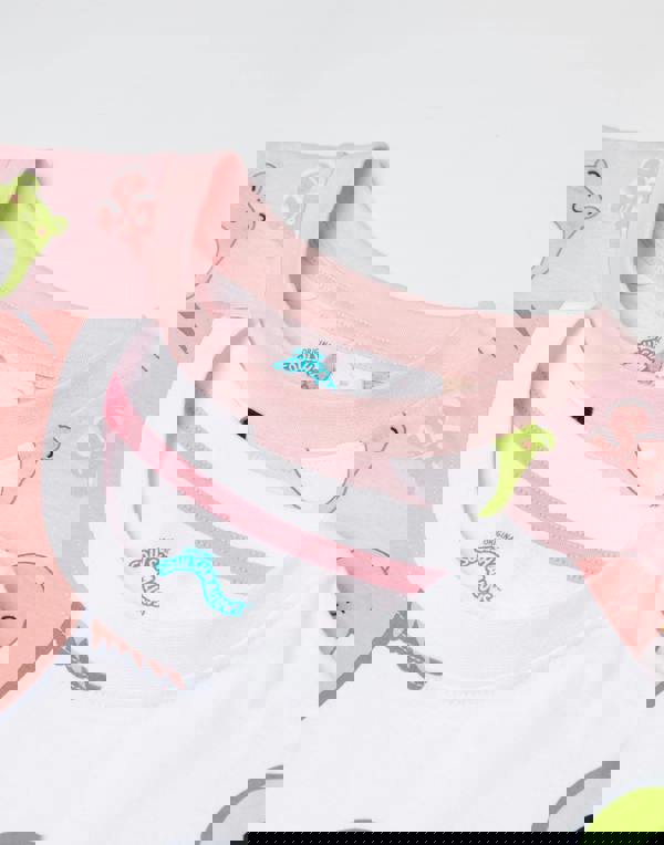 Squishmallows Girls Pink Feelin' Mallow Multi-Pack of 2 Short Sleeve Short Leg Pyjama Set