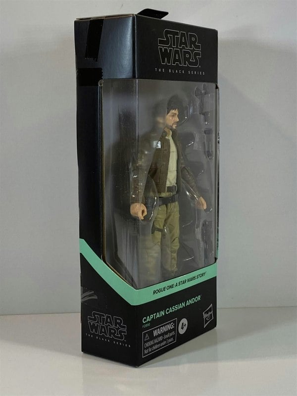 star wars rogue one captain cassian andor black edition hasbro f2890