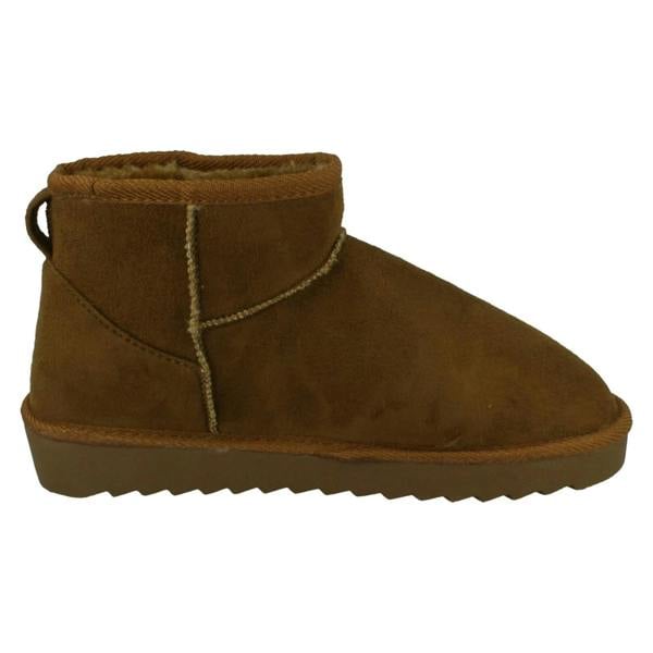 Spot On Ladies Spot On Chunky Sole Wide Fit Casual Ankle Boots F4462
