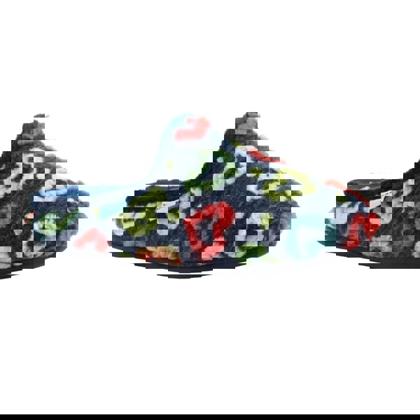 Lunar Womens/Ladies Valentine Mule Slippers - Navy