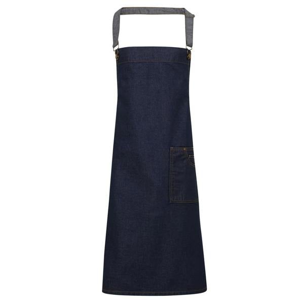 Premier District Bibbed Apron - Indigo Denim