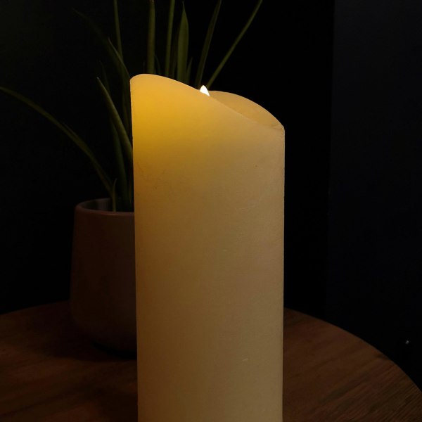 Samuel Alexander 23x9cm Christmas Warm White Flickerbright Candle with Timer