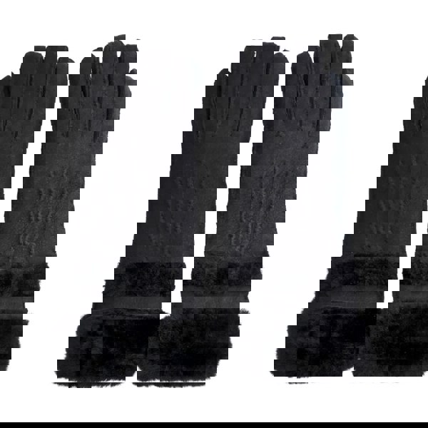 Infinity Leather Women’s Plush Cuff Suede Leather Gloves