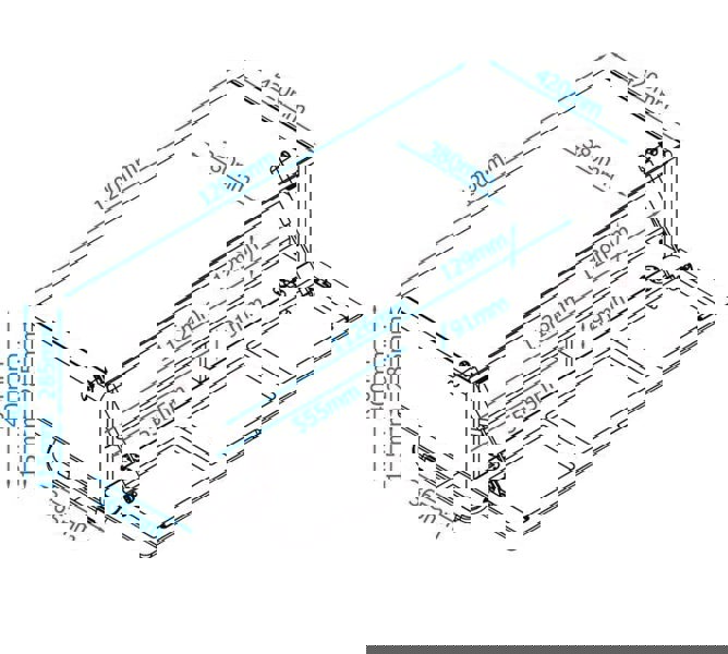 Dorel Home Chromium TV-Stand with 1 Flap White CRO2-1200CPT-WH