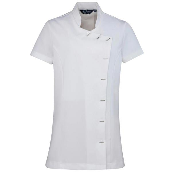 Premier Womens/Ladies Orchid Short-Sleeved Tunic - White