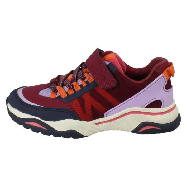 Clarks Kids Clarks Vegan Colour-Pop Sports Trainers - Feather Track