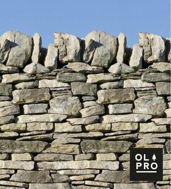 Stone Wall 4 Pole Compact Windbreak Steel Poles OLPRO