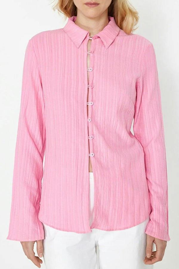 WOVCOR Textured Woven Shirt