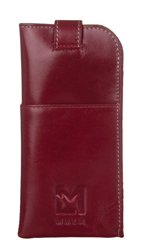 Mala Leather Edgbaston Cricket Ball Leather Glasses Case – Wide Fit