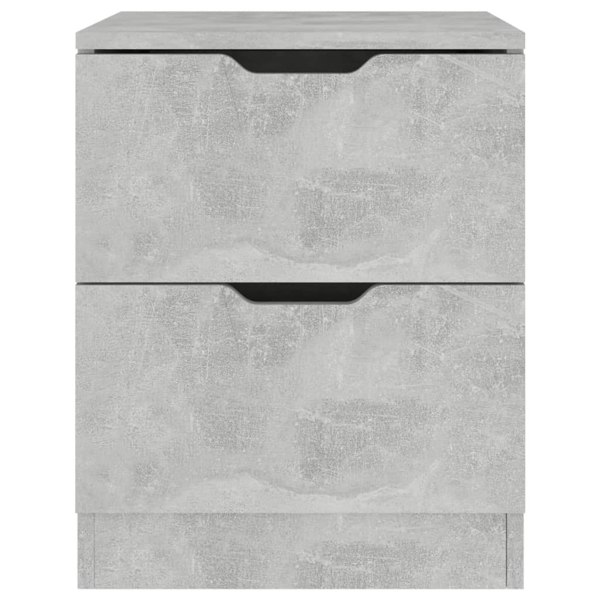 Berkfield Bedside Cabinet Concrete Grey 40x40x50 cm Engineered Wood
