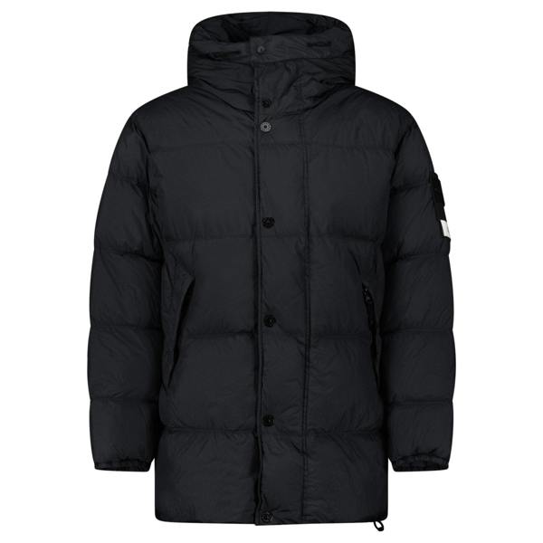 Stone Island Crinkle Reps NY Down Jacket Black - chancefashionco