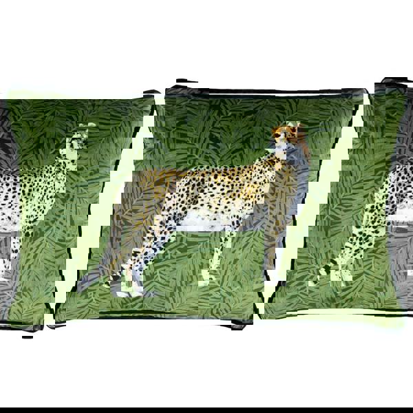 Riva Home Cheetah Forest Cushion Cover - Green