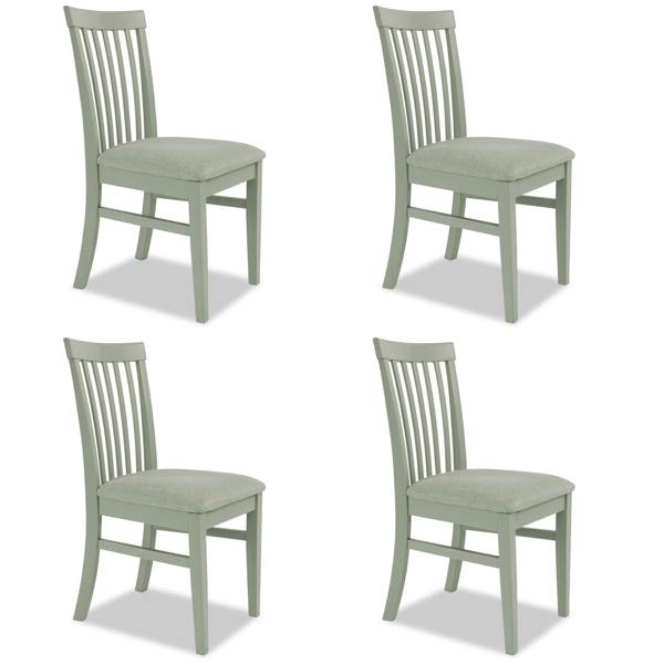 Statement Furniture Florence Highback Upholstered Chairs Set of 4