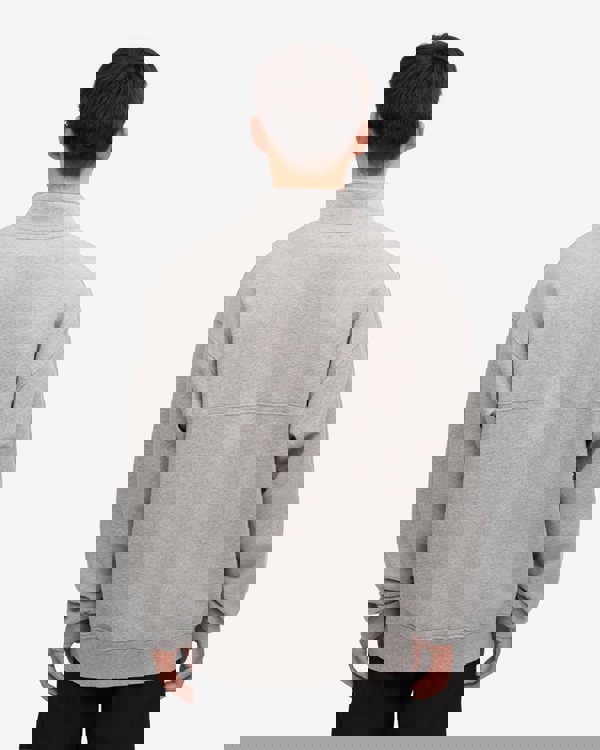 Colorful Standard Organic Quarter Zip Sweatshirt - Heather Grey