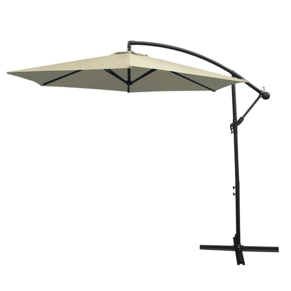 Monstershop Cream Cantilever Parasol