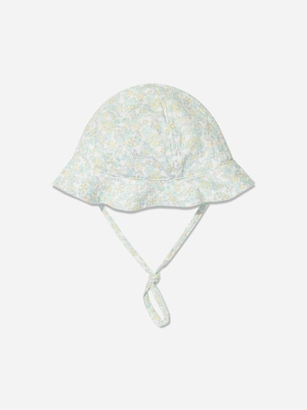 Paz Rodriguez Baby Girls Floral Hat in Green