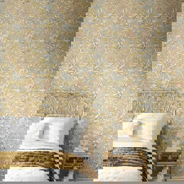 Hoopla Walls Tropical Canopy - Hemp 10m Wallpaper