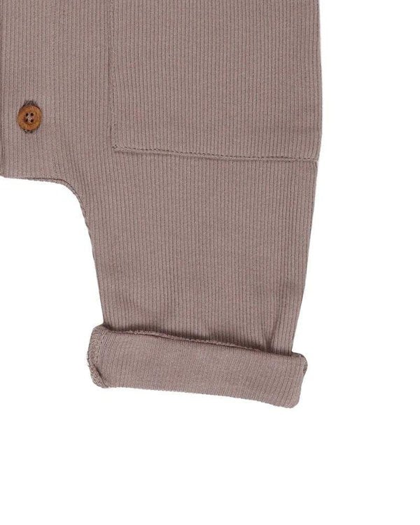 Brown Rib Jumpsuit - image 2