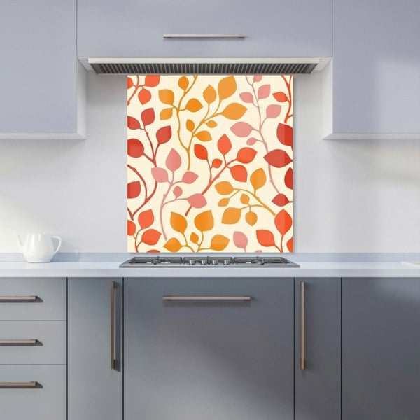 Warren Reed - Designer Colorful Autumn Leaves Kitchen Splashback