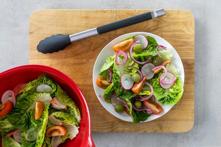 KitchenAid Silicone-Tipped Side-Locking Tongs, 30cm