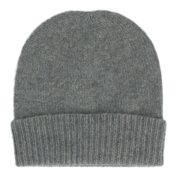 Gamble & Gunn Grey British Made Cashmere Beanie