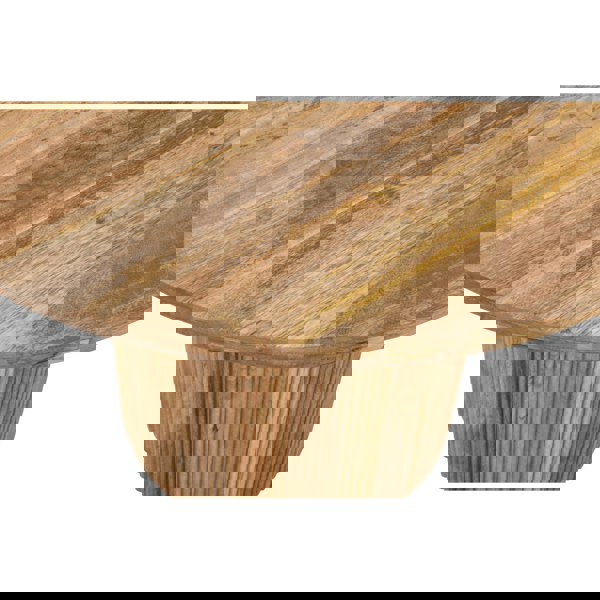 IH Design Niles Natural Solid Wood Round Dining Table