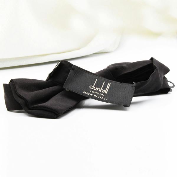 Dunhill ultra-soft matt silk bow tie