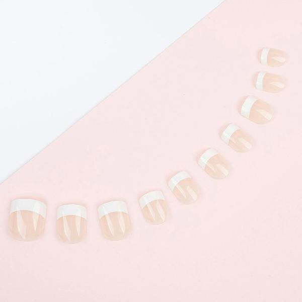 Invogue Bare French Square Nails - Pack of 24