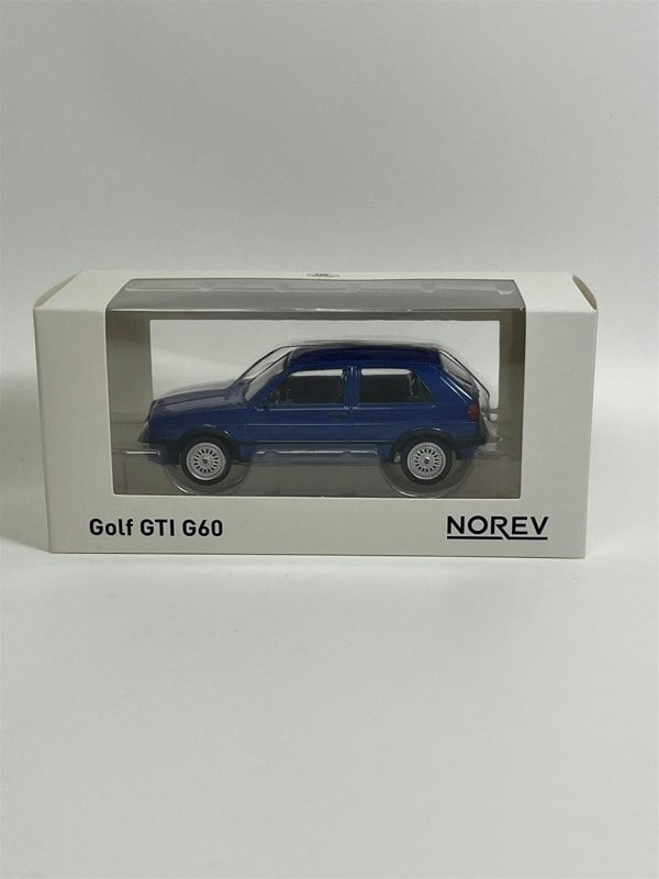 Norev VW Golf GTI G60 1990 Blue Metallic 1:43 Scale - 840064