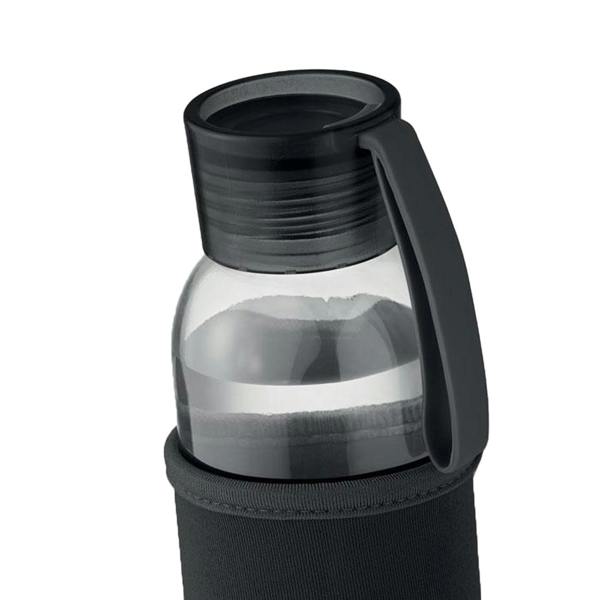 MidOcean Ebor Recycled Glass 500ml Bottle - Black - 