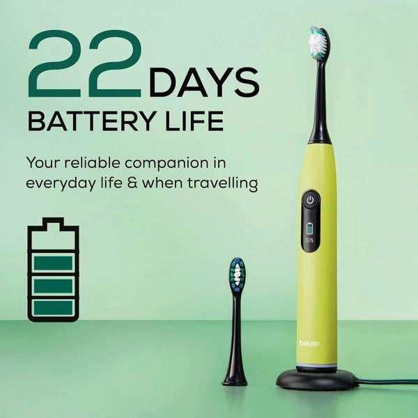 Beurer SC50 Sonic Toothbrush - Lemon