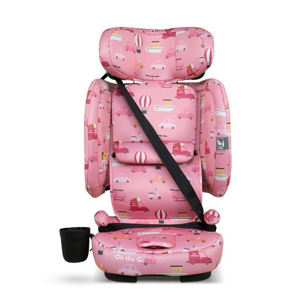 On The Go i-Size Travel Car Seat Itchy Feet Rosy - Carseat - Cosatto Store
