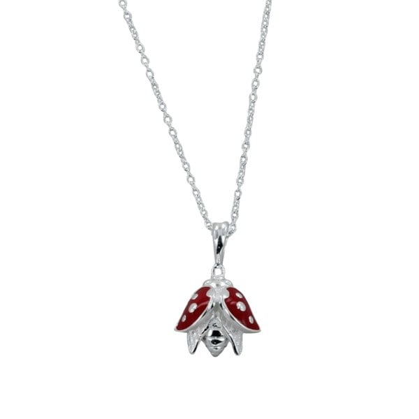 Enamel Ladybird Necklace - Reeves & Reeves