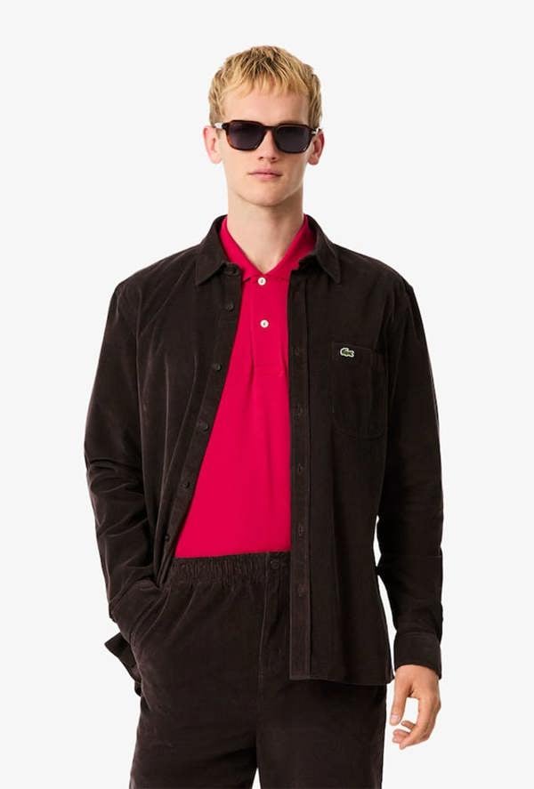 Lacoste Regular Fit Velour Shirt