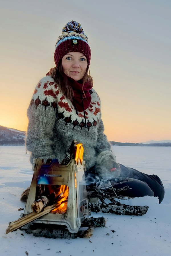 SuperBobble Fairisle Beanie Bobble Hat - Claret & Blue