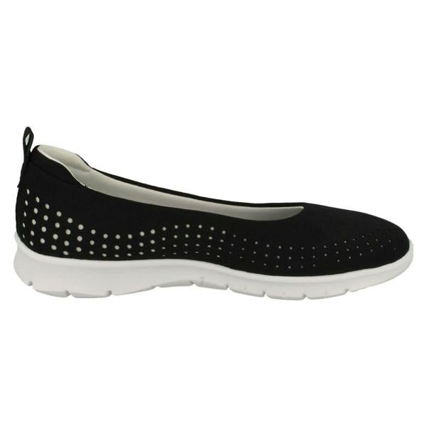 Clarks Ladies Cloud Steppers By Clarks Flat Shoes Step Allena Sea